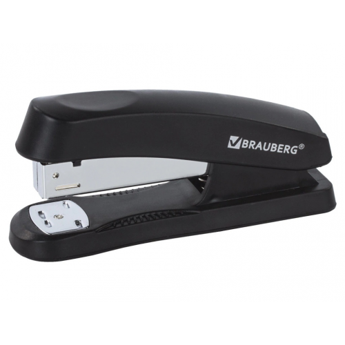 Степлер Brauberg Standard+ №24/6 26/6 до 30 листов Black 228608