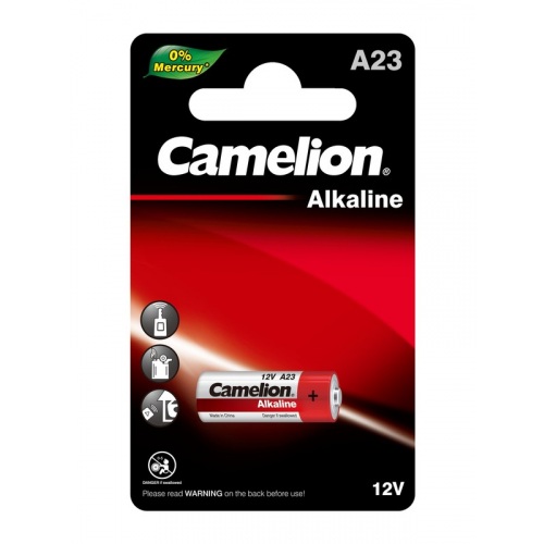 Батарейка A23 - Camelion Mercury Free LR23A BL-1 A23-BP1 (1 штука) 12827
