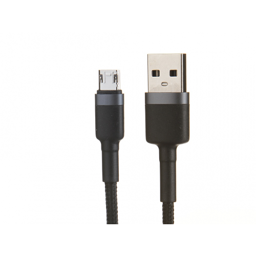Аксессуар Baseus Cafule Cable USB - MicroUSB 2.4A 1m Grey-Black CAMKLF-BG1