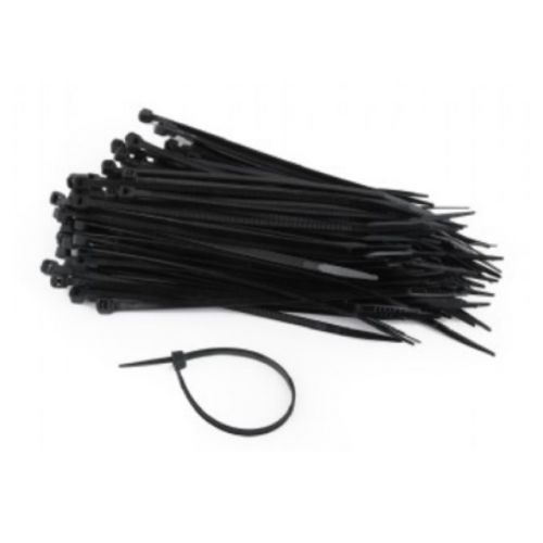 Стяжки пластиковые Gembird Cablexpert NYT-200x3.6B 100шт Black
