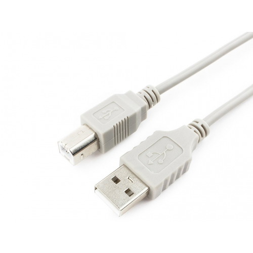 Аксессуар Gembird USB2.0 AM/BM 1.8m Grey CC-USB2-AMBM-6