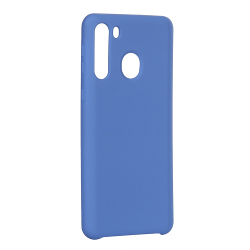 Чехол Innovation для Samsung Galaxy A21 Silicone Cover Blue 16842
