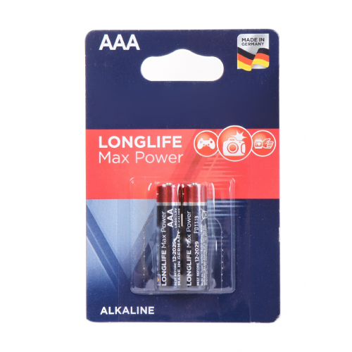Батарейка AAA - Varta Longlife Max Power 4703 LR03 (2 штуки) VR LR03/2BL MAX PW