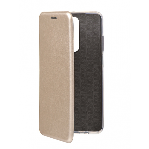 Чехол Innovation для Xiaomi Redmi K30 Book Silicone Magnetic Gold 17084