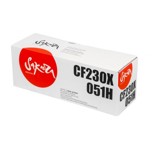 Картридж Sakura SACF230X/051H для HP LaserJet Pro m203dn/m203dw/m227dw/m227fdw/m227sdn/ Canon i-Sensys LBP212dw/214dw/215x/ MF421dw/426/428x/429x