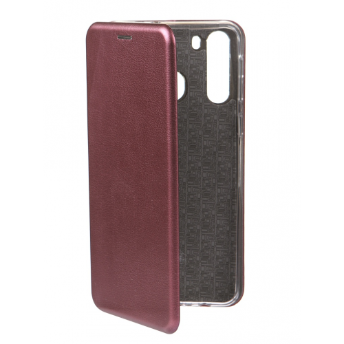 Чехол Innovation для Samsung Galaxy A21 Book Burgundy 17056