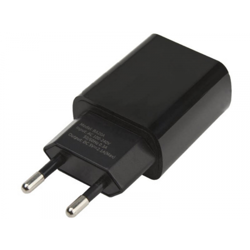 Зарядное устройство Borofone BA20A Sharp 1xUSB 2.1A Black