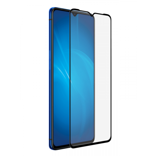 Защитное стекло Brosco для Realme C15 Full Screen Full Glue Black RM-C15-FSP-GLASS-BLACK