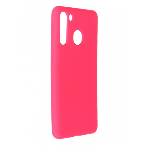 Чехол Innovation для Samsung Galaxy A21 Soft Inside Light Pink 19150