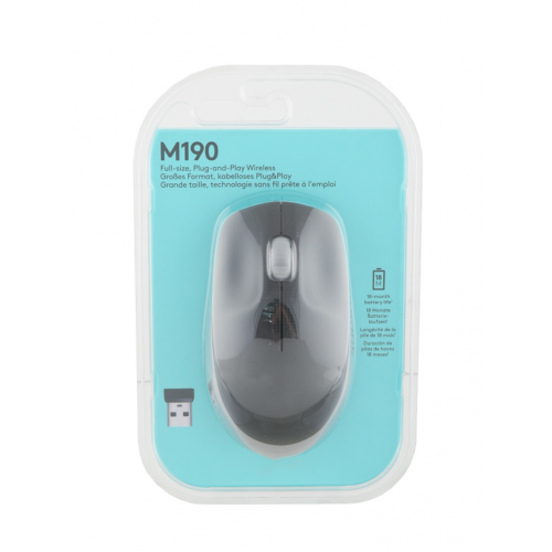 Мышь Logitech M190 Mid Grey 910-005906 / 910-005924