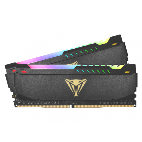 Модуль памяти Patriot Memory Viper Steel RGB DDR4 DIMM 3200MHz PC4-25600 CL18 - 16Gb Kit (2x8Gb) PVSR416G320C8K