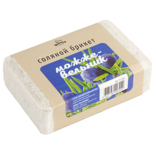 Соляной брикет Банная линия Можжевельник 1.2kg 11-536