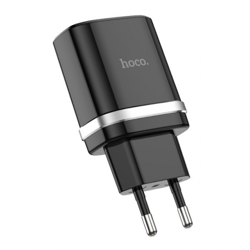 Зарядное устройство Hoco C12Q 1xUSB 3A QC3.0 Black