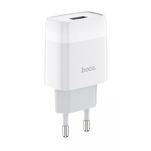 Зарядное устройство Hoco C72A 1xUSB 2.1A White