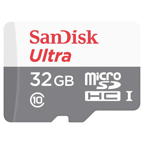 Карта памяти 32Gb - SanDisk Ultra Micro Secure Digital HC UHS-I SDSQUNR-032G-GN3MN