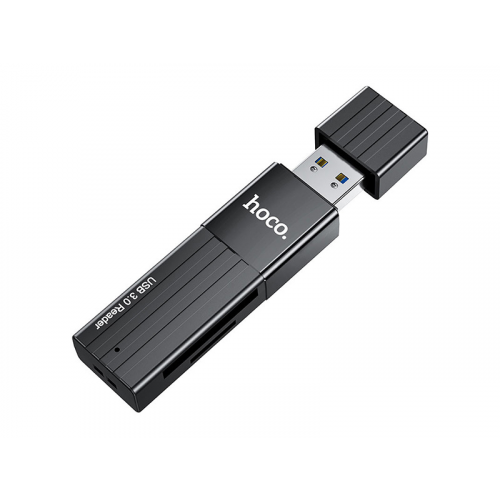 Карт-ридер Hoco HB20 USB 2.0 Black