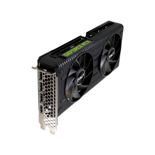 Видеокарта Palit GeForce RTX 3060 Dual 12Gb 1777Mhz PCI-E 4.0 12288Mb 15000Mhz 192 bit HDMI 3xDP HDCP NE63060019K9-190AD