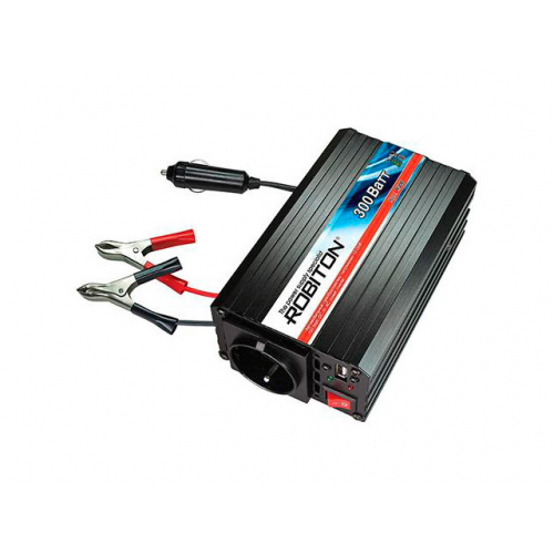 Автоинвертор Robiton R300 (300Вт) с 12В на 220В 11460