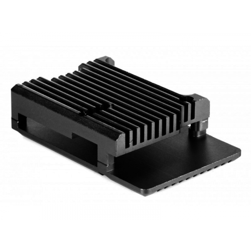 Корпус Qumo RS006 для Raspberry Pi 4 Aluminum Case Black