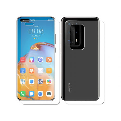 Защитная пленка LuxCase для Huawei P40 Pro Plus Front and Back 0.14mm Transparent 86135