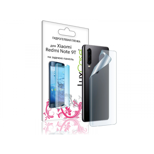 Гидрогелевая пленка LuxCase для Xiaomi Redmi Note 9T 0.14mm Back Transparent 86098