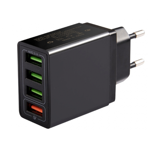 Зарядное устройство KS-is 3xUSB 3.1A 1xQC3.0 KS-603