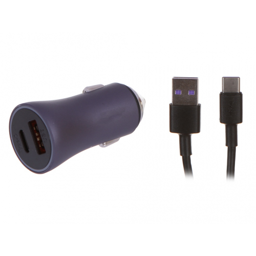 Зарядное устройство Baseus Golden Contactor Pro Dual Quick Charger Car Charger U+C 40W + кабель USB - Type-C TZCCJD-0G