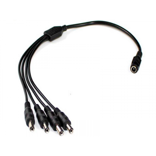 Разветвитель питания Ripo DC 1 на 4 2.1x5.5mm 60cm 005-200043