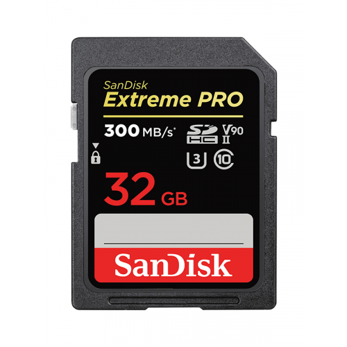 Карта памяти 32Gb - SanDisk Extreme Pro SDHC Class 10 UHS-II U3 SDSDXDK-032G-GN4IN