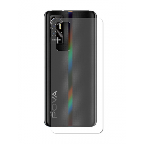 Гидрогелевая пленка LuxCase для Tecno Pova 2 0.14mm Back Transparent 86583