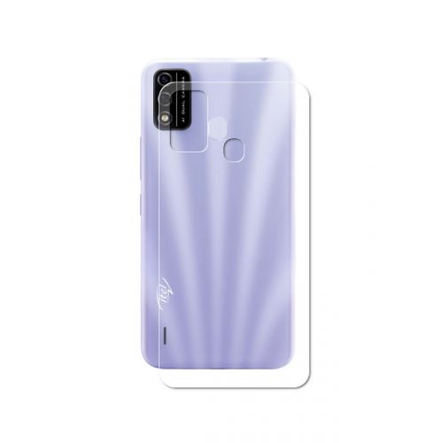 Гидрогелевая пленка LuxCase для Itel A48 0.14mm Back Transparent 86567
