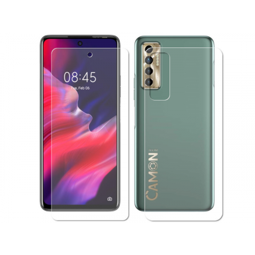 Гидрогелевая пленка LuxCase для Tecno Camon 17P 0.14mm Front and Back Transparent 86581
