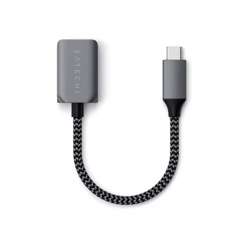Аксессуар Satechi USB Type-C - USB 3.0 Grey ST-UCATCM