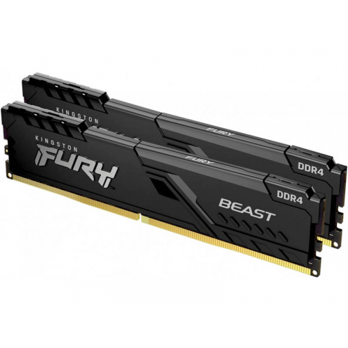 Модуль памяти Kingston FURY Beast 32 ГБ (16 ГБ x 2 шт.) DDR4 3200 МГц DIMM CL16 KF432C16BB1K2/32