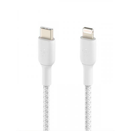 Аксессуар Belkin Lightning - USB-C 2m White CAA004bt2mWH