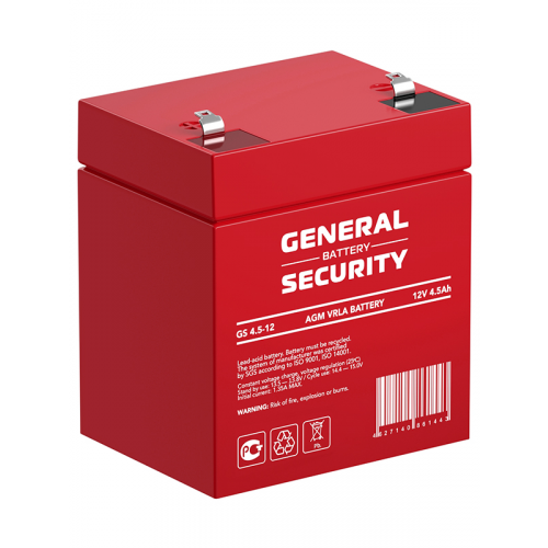 Аккумулятор General Security 12V 4.5Ah GS4.5-12