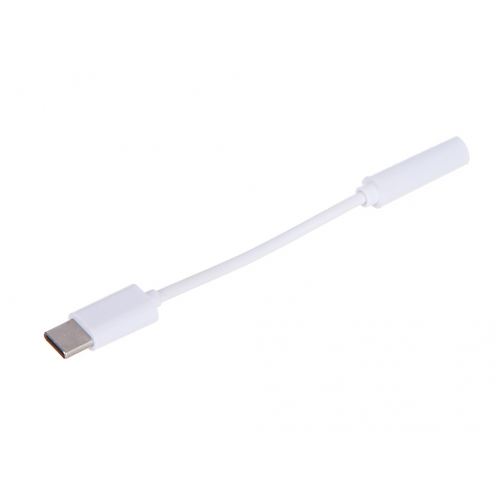 Аксессуар mObility MB Type-C – Jack 3.5mm White УТ000025651
