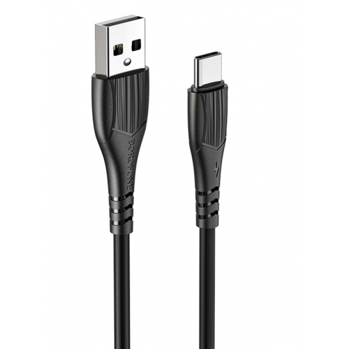 Аксессуар Borofone BX37 Wieldy USB - Type-C 3A 1m Black 6931474720894