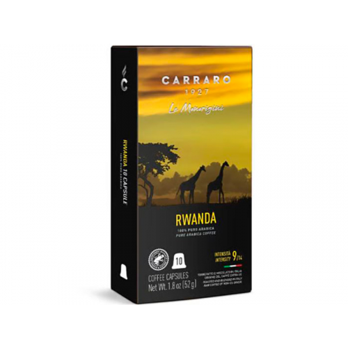 Капсулы для кофемашин Carraro Rwanda 10шт