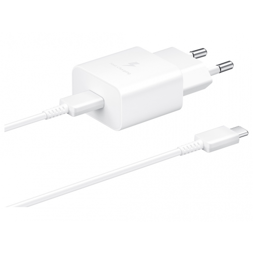 Зарядное устройство Samsung EP-T1510 1xUSB Type-C + Cable USB Type-C White EP-T1510XWEGRU