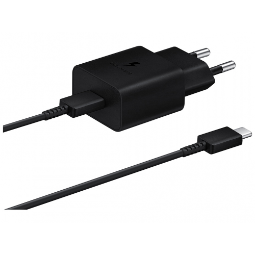 Зарядное устройство Samsung EP-T1510 1xUSB Type-C + Cable USB Type-C Black EP-T1510XBEGRU