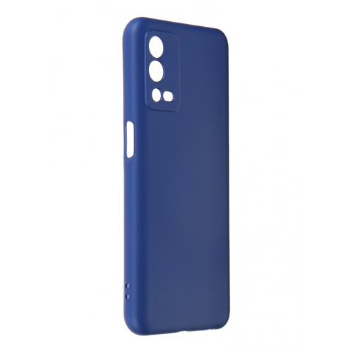 Чехол DF для Oppo A55 4G Silicone Blue oOriginal-15