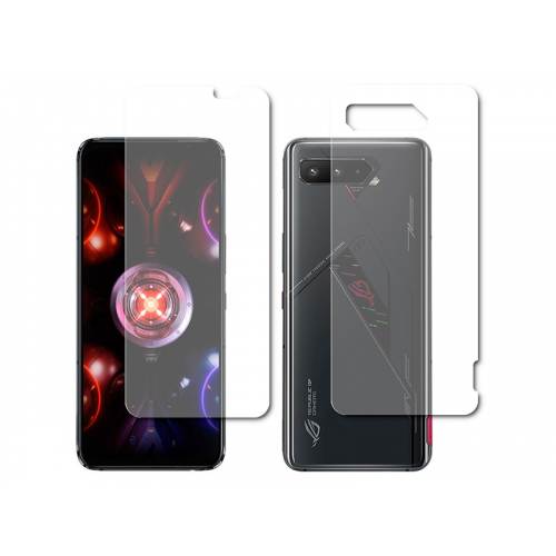 Гидрогелевая пленка LuxCase для ASUS ROG Phone 5s Pro 0.14mm Front and Back Matte 90037
