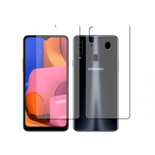 Гидрогелевая пленка LuxCase для Samsung Galaxy A20s 0.14mm Matte Front and Back 87099