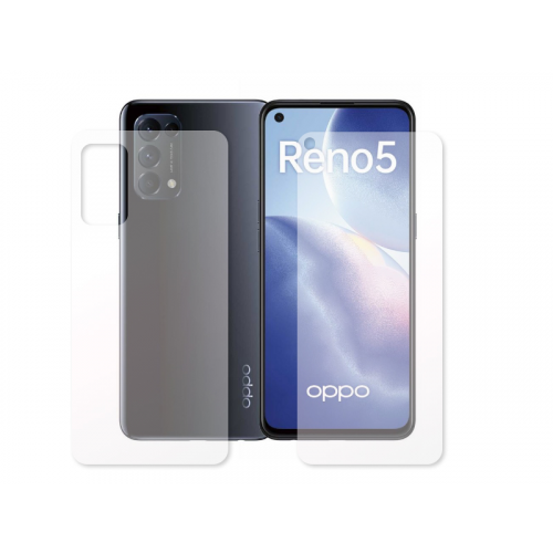 Гидрогелевая пленка LuxCase для Oppo Reno 5 0.14mm Front and Back Transparent 86977