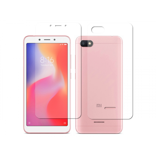 Гидрогелевая пленка LuxCase для Xiaomi Redmi 6A 0.14mm Front and Back Transparent 86941