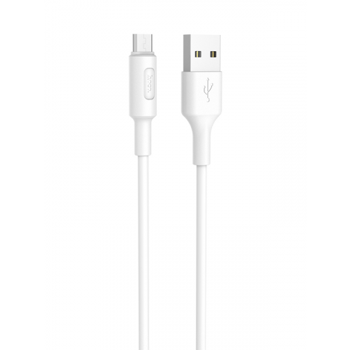 Аксессуар Hoco X25 Soarer USB - MicroUSB 1m White 6957531080138