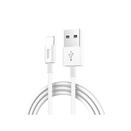 Аксессуар Hoco X23 Skilled USB - Lightning 2.4A 1m White 6957531072836