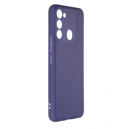 Чехол DF для Tecno Spark Go 2022 / Spark 8C Silicone Blue tCase-07
