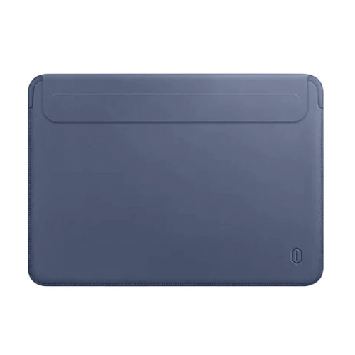 Аксессуар Чехол Wiwu для APPLE MacBook Pro 13/Air 13 2018 Skin New Pro 2 Leather Sleeve Blue